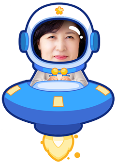 추미애 우주선 타는 모습